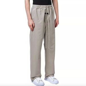 NWOT FEAR OF GOD ESSENTIALS Track Pants XL Drawstring Sturdy Taupe